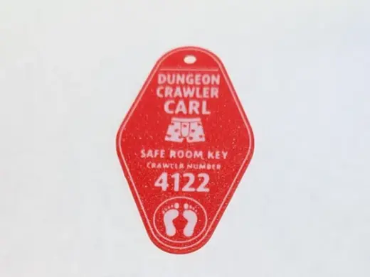 Dungeon Crawler Carl Safe Room Keychain