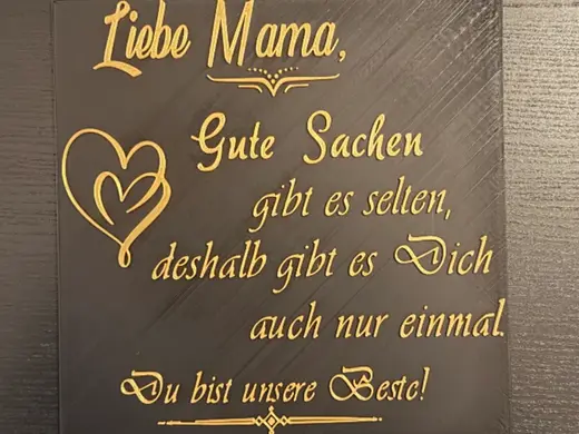 Muttertag Wandbild / Mother's Day Wall Art