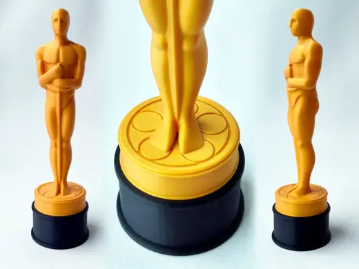 Oscar Trophy | No Purge Tower AMS Print
