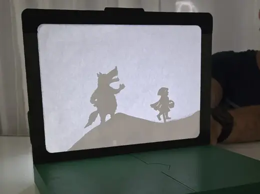 Foldable Shadow Puppet Theatre Box