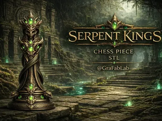 Serpent Kings "King" - chess piece
