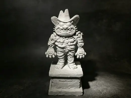 海绵宝宝—珊魔机雕塑