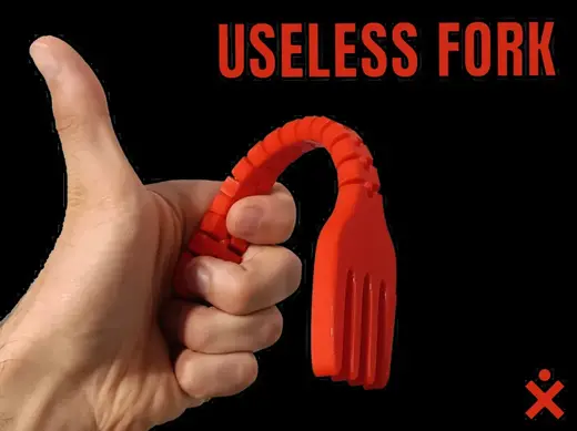 USELESS FORK - FLEXI STL BY FORBIDDEN MINIATURES