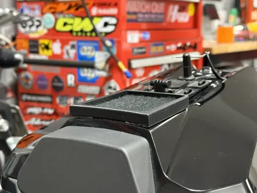 Superduke 1290R EVO Racebox and MyLaps Tray