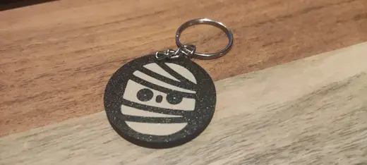 Halloween Mummy keychain