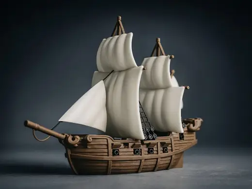 Pirate Ship Coin Bank – Treasure Keeper