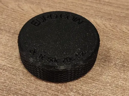 Pocket euro coin box