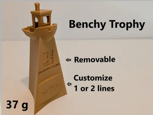 Benchy Trophy - 1st Place