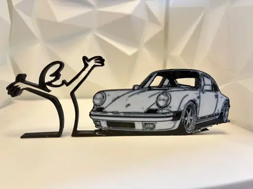 The Line (La Linea) with Porsche 911