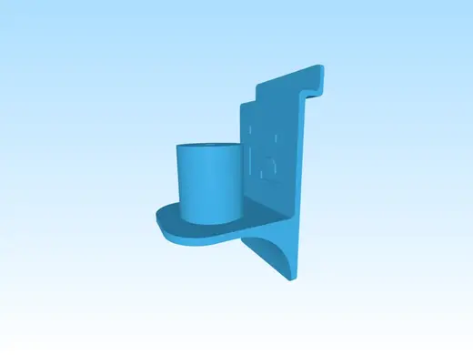 Bicycle Handlebar Display Slatwall