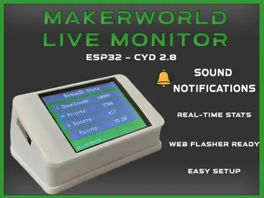 Makerworld Live Monitor ESP32