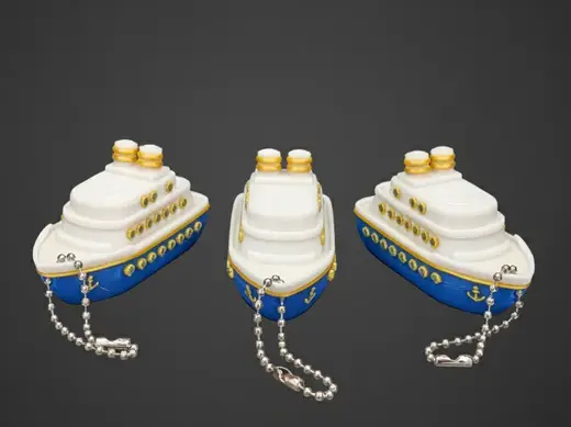 Cruise Ship Keychain