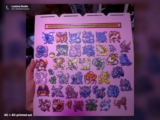 Pokemon Gen I BlueWhite Full Pokédex