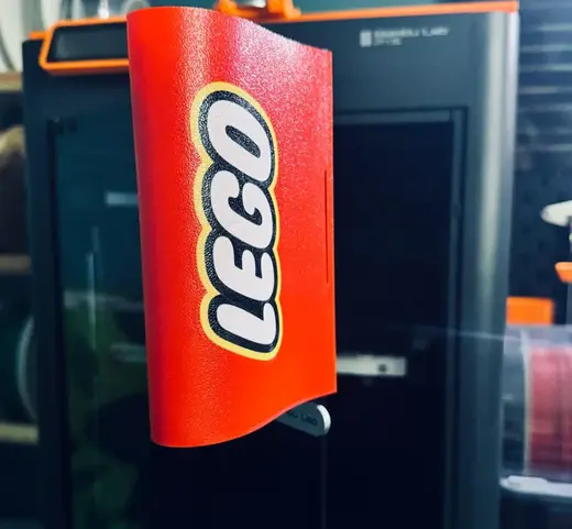 Car Tag Brick Sticker LEG0