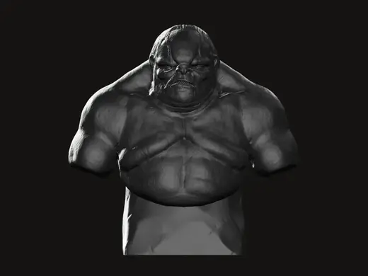 Damrod - Hill Troll Bust - The Rings of Power