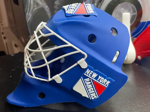 Blank NHL Hockey Goalie Mask