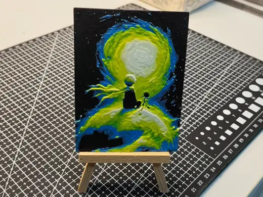 HueForge小王子彩色浮雕画