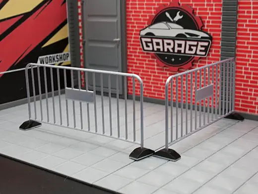 Miniature Crowd Control fence / barrier scale 1:18