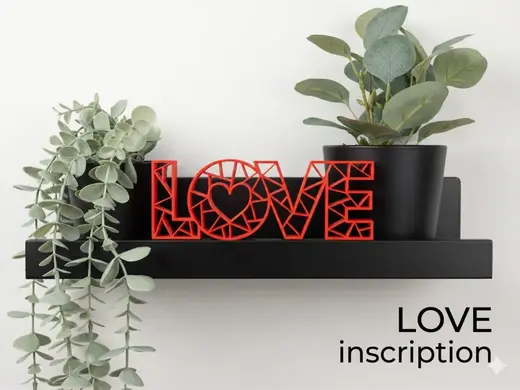 LOVE inscription