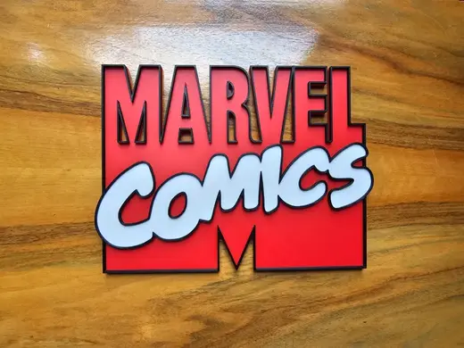 Marvel Comics 3D Sign
