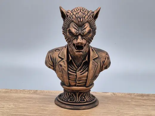 3D Bust of Wolfman - Universal Monsters