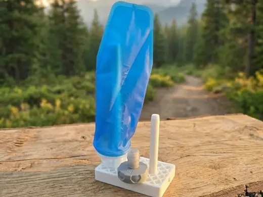 Soft Flask Drying Rack - Compact Solution