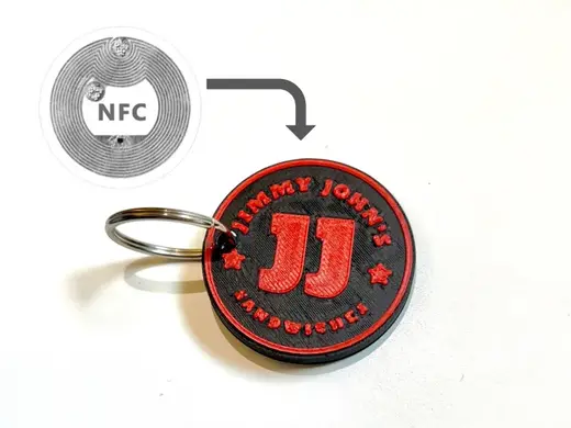 Keychain with NFC tag & Instructions to DIY