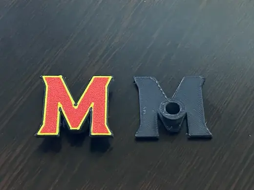 University of Maryland Croc Charm Jibbitz