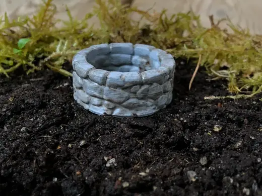Miniature Medieval Stone Well – DnD - Diorama
