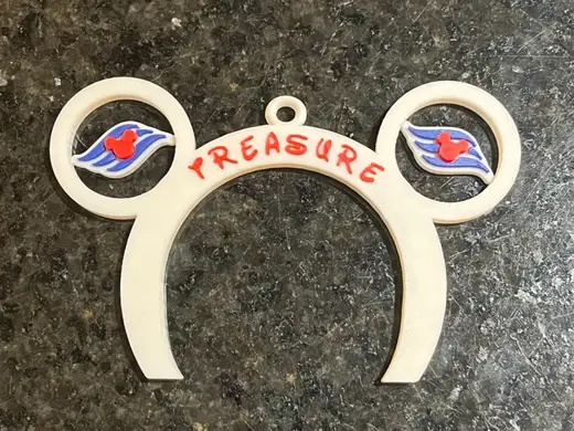 DIsney Cruise Ears Ornament