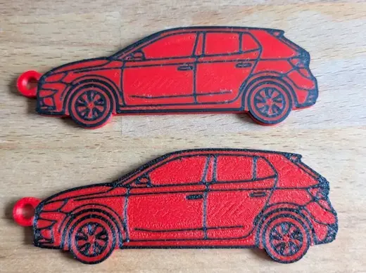Schlüsselanhänger Skoda Fabia