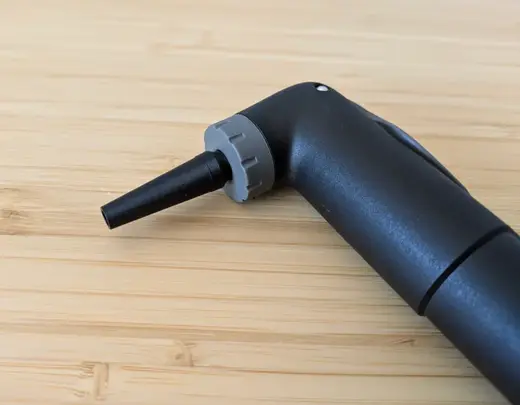 Tire air pump adapter for rubber balls