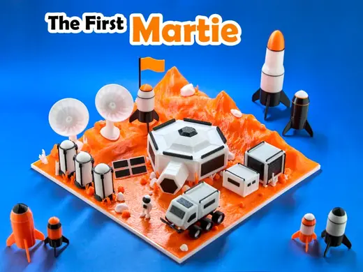 The First Martie - Mars Habitat Diorama