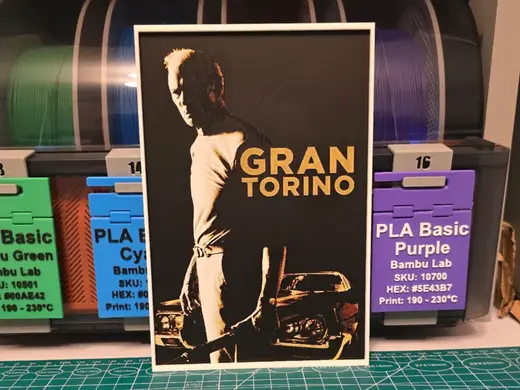 Gran Torino Movie Poster - Hueforge Art