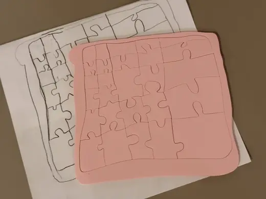 Puzzle from Kids' Drawing