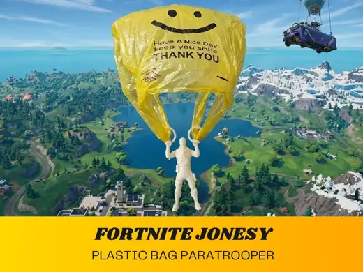 Fortnite Jonesy Plastic Bag Paratrooper