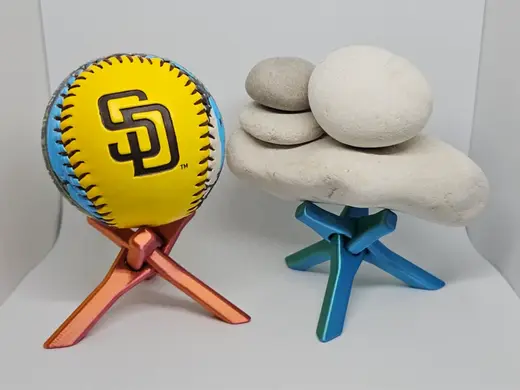Interlocking Ornament Stand (baseball, rocks, etc)