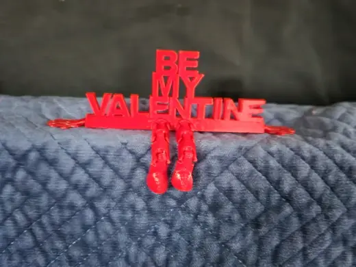 articulated BE MY Valentine