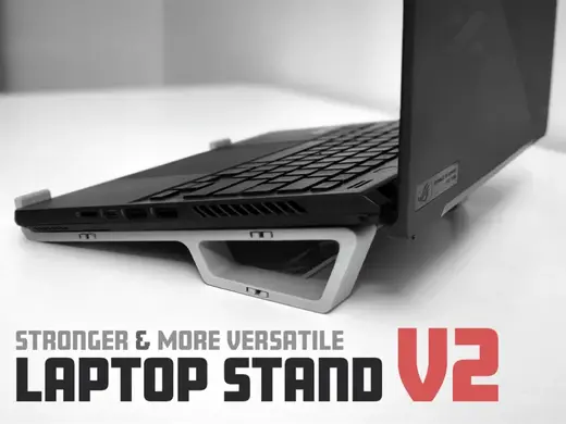 Laptop Stand V2 – Stronger & More Versatile