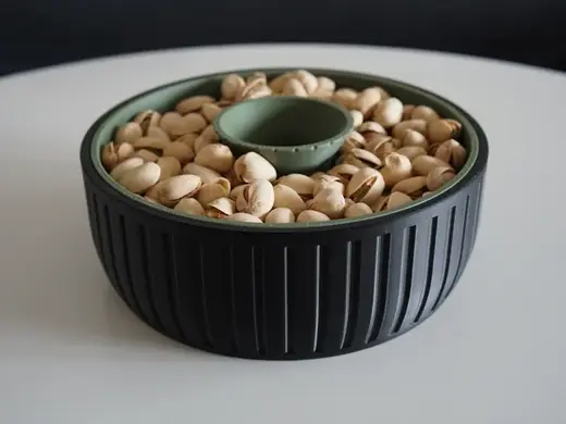 Snack Bowl for Pistachios and Sunflower Seeds
