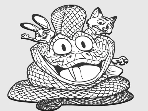 coloriage zootopia