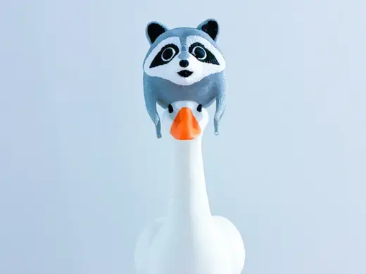 Jimothy the Racoon Hat Desk Goose Gear