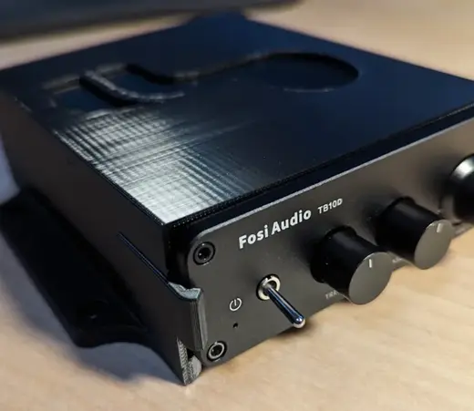 Fosi TB10D amp mount + power supply wall brackets