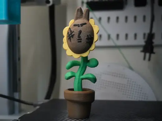 手办摆件向日葵(分件打印)