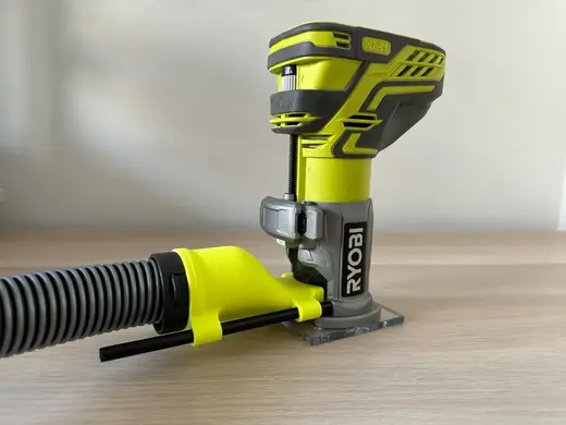 Ryobi Router (R18TR) to Miele / Hilti Vacuum
