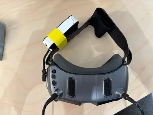Walksnail Goggles X Fat Shark Battery Case Mount