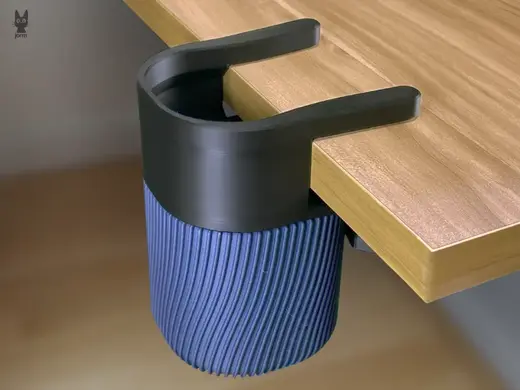 Clamp-On Desk Bin