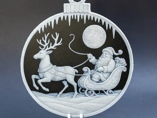 Christmas Ornament - Santa's Sleigh Ride