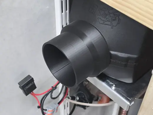 Chinese Diesel Heater Inline Air Intake to Duct
