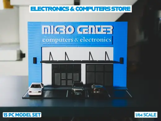 Electronics & Computers Store - 1:64 Scale Diorama